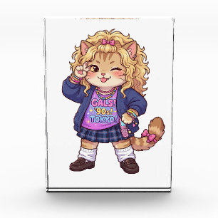 "gyaru" style that was popular in Japan in the 90s フォトブロック