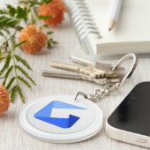 GyazoのロゴKeychain キーホルダー (正面右)