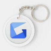 GyazoのロゴKeychain キーホルダー (裏面)
