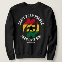 Gye Nyame Adinkra唯一の神クリスチャン・ガーナを恐れる スウェットシャツ