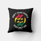 Gye Nyame Adinkra Christian Ghana神のみ恐れる クッション (裏面)