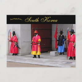 Gyeongbokgung Palace Security Seoul South Korea ポストカード