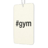 GYMハッシュタグ カーエアーフレッシュナー (左)