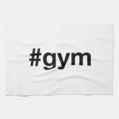 GYMハッシュタグ キッチンタオル (横)