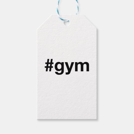 GYMハッシュタグ ギフトタグ (正面)