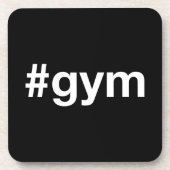 GYMハッシュタグ コースター (正面)