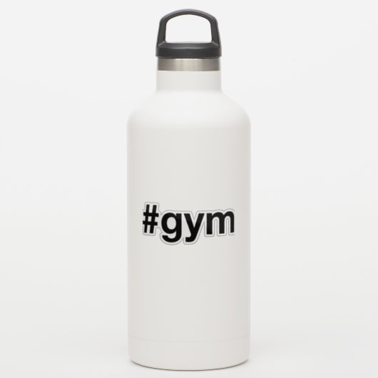 GYMハッシュタグ シール (ウォーターボトル)