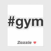 GYMハッシュタグ シール (シート)