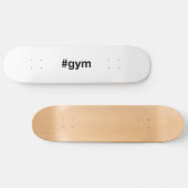 GYMハッシュタグ スケートボード (横)
