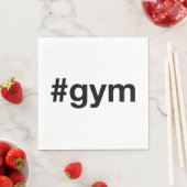 GYMハッシュタグ スタンダードランチョンナプキン (インサイチュ)