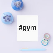 GYMハッシュタグ チラシ (シングル)