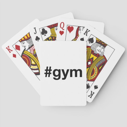 GYMハッシュタグ トランプ (裏面)