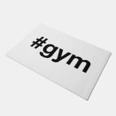 GYMハッシュタグ ドアマット (アングル)