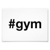 GYMハッシュタグ フォトプリント            (正面)