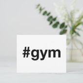 GYMハッシュタグ ポストカード (スタンド正面)