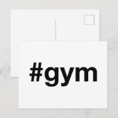 GYMハッシュタグ ポストカード (正面/裏面)