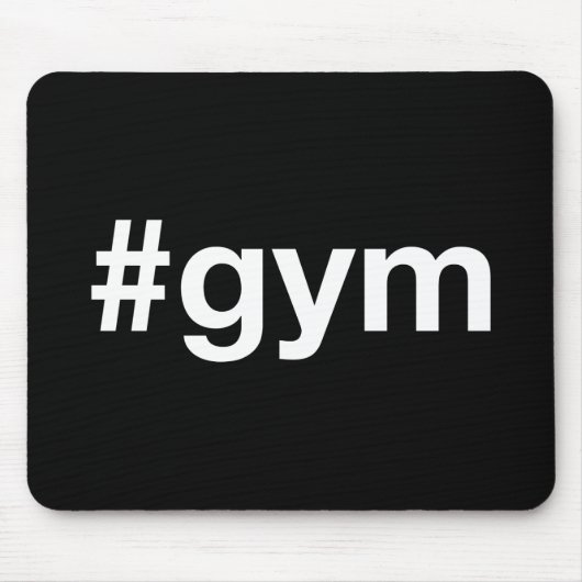 GYMハッシュタグ マウスパッド (正面)