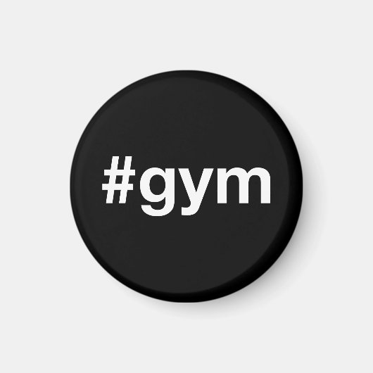 GYMハッシュタグ マグネット (正面)