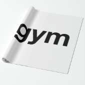GYMハッシュタグ ラッピングペーパー (アンロールド)