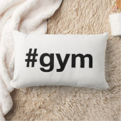 GYMハッシュタグ ランバークッション (ブランケット)