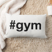 GYMハッシュタグ ランバークッション (ブランケット)