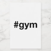 GYMハッシュタグ ワインラベル (シングルラベル)