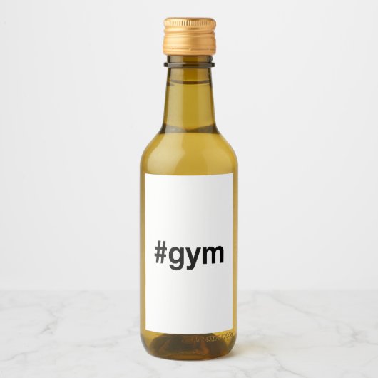 GYMハッシュタグ ワインラベル (正面)