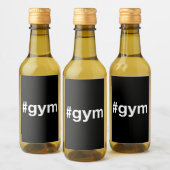 GYMハッシュタグ ワインラベル (ボトル)