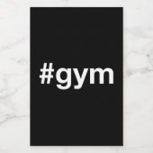 GYMハッシュタグ ワインラベル (シングルラベル)