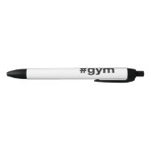 GYMハッシュタグ 黒ボールペン (ボトム)