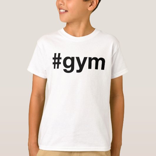 GYMハッシュタグ Tシャツ (正面)