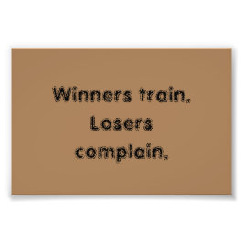 GYMモチベーション引用文とライトブラウンポスター フォトプリント