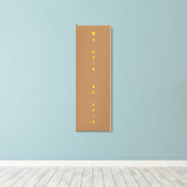 GYMモチベーション引用文とライトブラウン キャンバスプリント (インサイチュ (ウッドフロア))