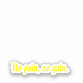 GYMモチベーション引用文とライトブラウン シール (正面)