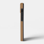 GYMモチベーション引用文とライトブラウン Case-Mate iPhoneケース (裏面 / 左)