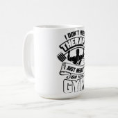 Gym コーヒーマグカップ (正面左)