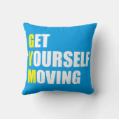 GYM – 移動する自分を取得 – トレーニング やる気を起こさせる クッション (裏面)