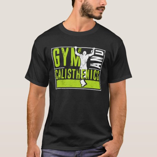 Gym And Calisthenics Street Workout Gymnastics Tra Tシャツ (正面)