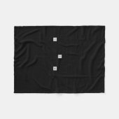 Gym Bodybuilding  フリースブランケット (正面(横))