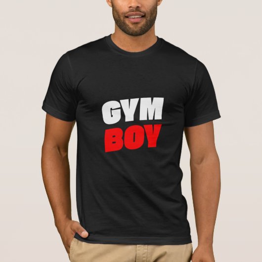Gym Boy – ジムTシャツ Tシャツ (正面)