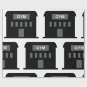 Gym Building ラッピングペーパー (フラット)