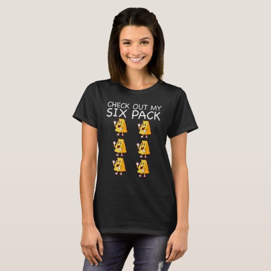 Gym Check Out My Six Pack cheese Tシャツ (正面フル)