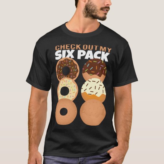 Gym Check Out My Six Pack Donut Summer Vacation Tシャツ (正面)