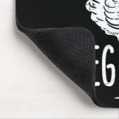 Gym Chicken Dont Skip Leg Day Fun Workout Fitness  マウスパッド (コーナー)