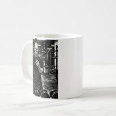 Gym Coffee Mug – Hard Work - Grey Will Power コーヒーマグカップ (正面左)