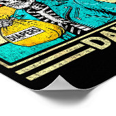 Gym Dad Doin' Dadlifts Daily Men Fathers Day Funny ポスター (角)