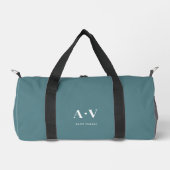 Gym Dance Bag | Monogram Initials Name Duffle Bag ダッフルバッグ (正面)