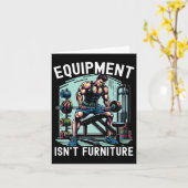 Gym Etiquette Workout Bodybuilding Fitness Bodybui カード (黄色い花)