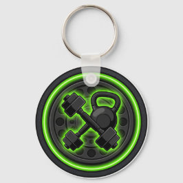 Gym Fitness Dumbbell Strength Keychain キーホルダー