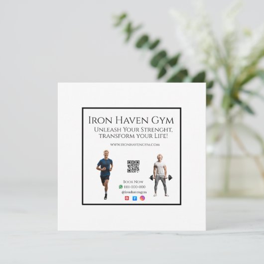 Gym Fitness Enthusiasts & Social Media ANTISTRESS 招待状 (スタンド正面)